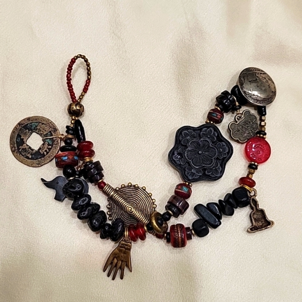 Tribal Boho/Hippie talisman Handmade Bracelet